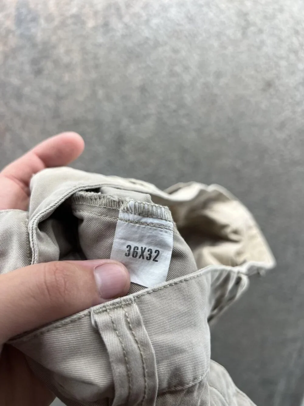 Polo Ralph Lauren Sport Pants Men 36x32 Beige Canvas Relaxed Workwear Khakis